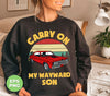 Carry On My Wayward Son, Red Car, Classic Car, Digital Files, Png Sublimation