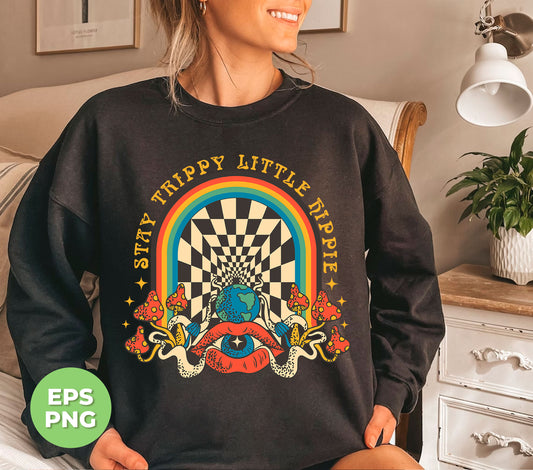 Experience the trippy, groovy vibes of our Stay Trippy, Little Hippie, Groovy Lover, Groovy Mushroom digital files. With high-quality png sublimation, you can add these designs to any project with ease. Embrace the peace and love of the psychedelic era with our versatile and eye-catching designs.