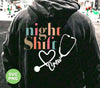 Night Shift Crew, Love Nurse, Nurse Lover, Nurse Element, Digital Files, Png Sublimation