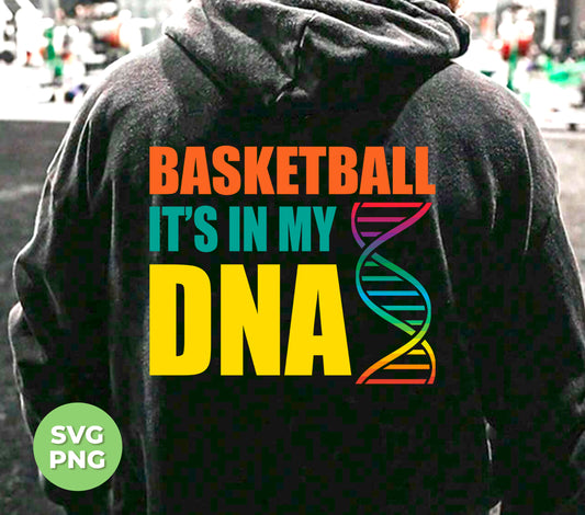 "Enhance your love for basketball with these digital files featuring custom designs, perfect for sublimation printing! Show off your passion with the phrases "Basketball Is In My DNA", "Love Basketball", and "Basketball Is My Life". Score big with these PNG files!"