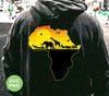 Animal In Africa, Love Animal, Love Africa, Africa Shape, Digital Files, Png Sublimation