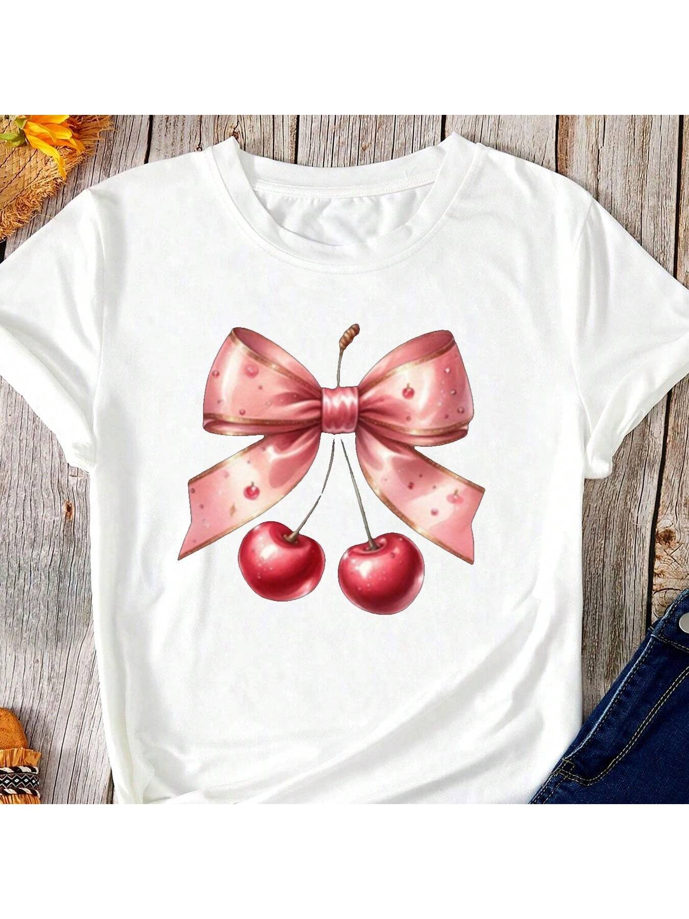 Celebrate love with this sweet cherry print unisex Valentine's Day T-shirt. Spread joy and positivity with this quirky and fun shirt that is perfect for anyone to wear on the day of love. Show your playful side while staying stylish and comfortable. Grab one for yourself and spread the love!