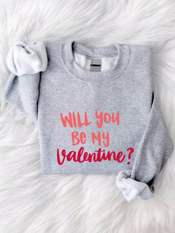 Feel effortlessly charming this Valentine's Day with our Sweetheart Style sweatshirt! Cozy up in this cute slogan print sweatshirt that will add a touch of quirk and fun to your outfit. Perfect for a casual date night or just lounging at home, this sweatshirt is a must-have for the holiday of love. (Pair with your favorite jeans for ultimate cuteness!)