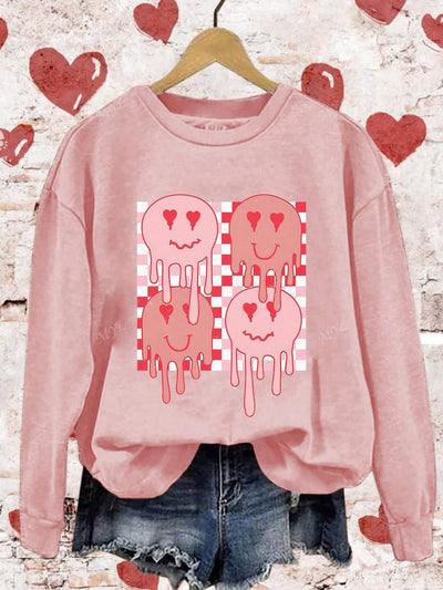 Snuggle up this Valentine's Day with our Sweetheart Style sweatshirt! Embrace the cozy vibes while showing off your love. Perfect for a romantic night in or a casual date, this sweatshirt will keep you warm and stylish. Don't wait, grab one for you and your sweetheart today!