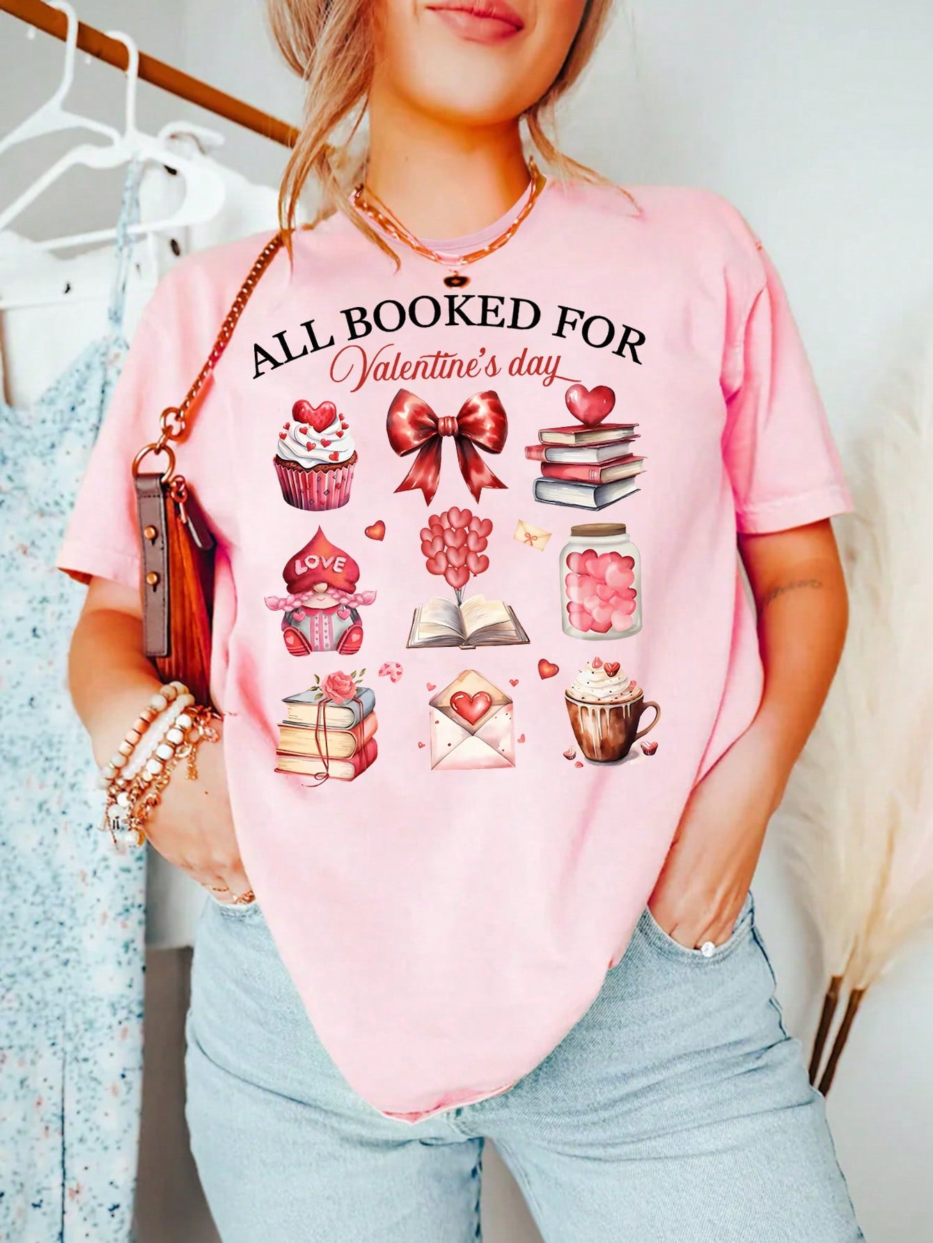 Celebrate Valentine's Day with our Sweetheart T-Shirt featuring a heart cake and bow print. This playful and quirky shirt will bring some fun and humor to your holiday. Made for women, it's the perfect gift for your sweetheart.
