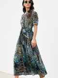 Turn heads this summer with the Statement Leopard Dress! Featuring a chic stand collar, playful bubble sleeves, and a flirty A-line flared hem, this dress brings bold confidence to your wardrobe. Perfect for sunny days and stylish nights, it’s your go-to piece for effortless, fun fashion. Embrace your wild side and make every moment a statement!