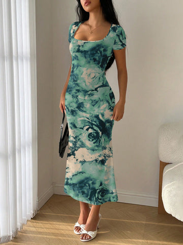 Sashay into summer in our Summer Serenade Dress! With a playful mermaid silhouette and cascading ruffles, this dress is sure to make a splash. The square neckline adds a touch of elegance, while the flirty ruffles bring some fun to your wardrobe. Perfect for any summer occasion!