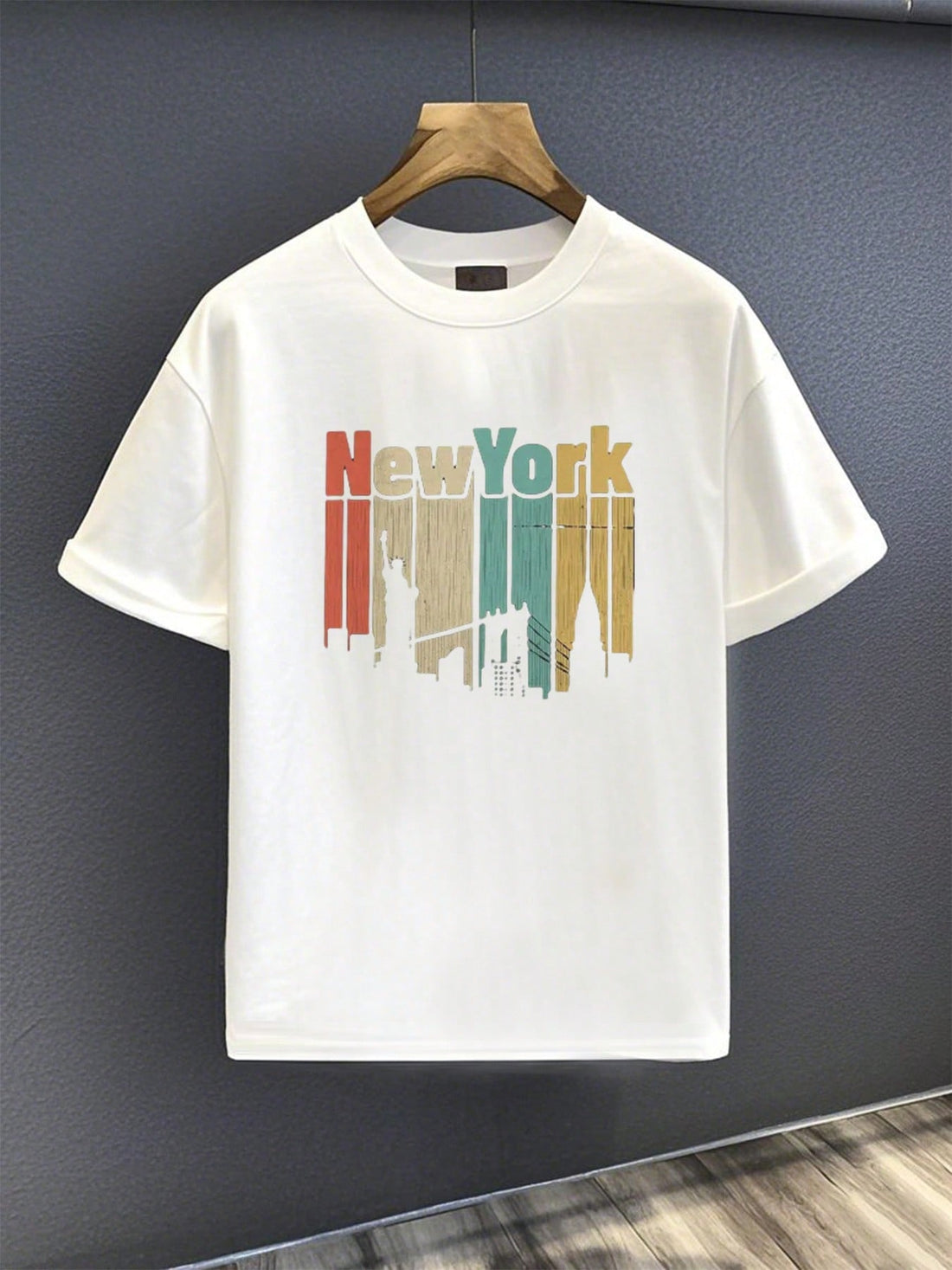 Celebrate the city that never sleeps with our Vibrant New York Skyline Heritage Tee. Made with heavyweight cotton, this tee offers lasting style and everyday comfort. Show off your love for the Big Apple with its bold skyline design. (City slickers, take note!)