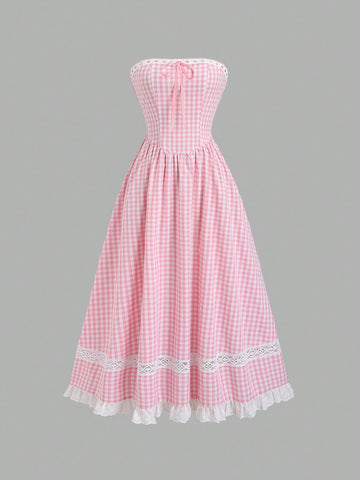 Step into sunny days with the Warm-Weather Plaid Twist Dress! This long, printed dress combines breezy comfort with a fun plaid pattern, perfect for turning heads at summer picnics or casual strolls. Its twist detail adds a playful flair, making every warm day feel like a stylish adventure.