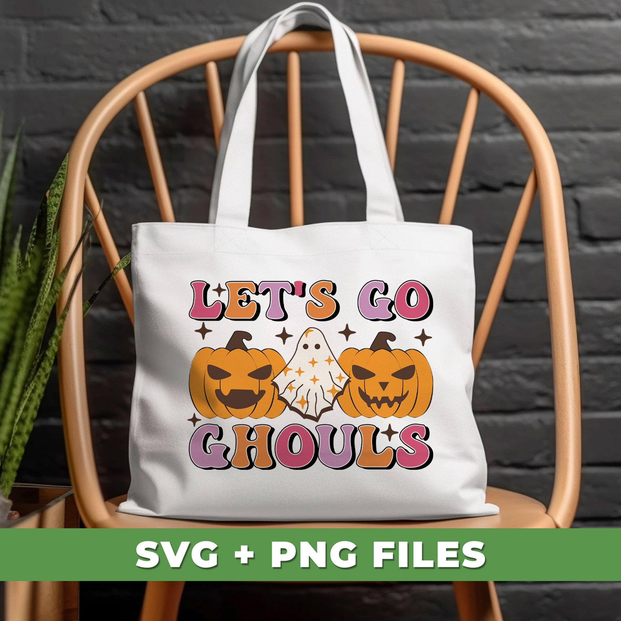 Let's Go Ghouls, Blink Ghost, Groovy Boo, Pumpkin Halloween, Digital Files, Png Sublimation