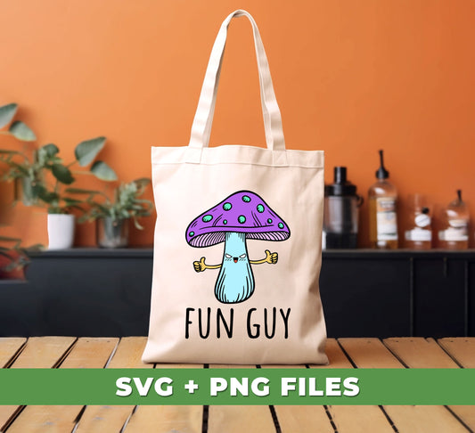 Fun Guy, Funny Guy, Funny Mushroom, Psychologi Mushroom, Digital Files, Png Sublimation