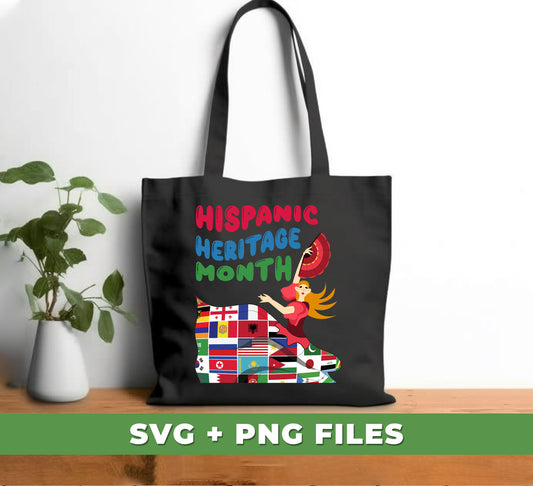 Hispanic Heritage Month, Hispanic Woman, Beauty Hispanic, Digital Files, Png Sublimation