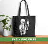 Funny Skeleton, Skeleton Hold Phone, Beauty Skeleton, Digital Files, Png Sublimation