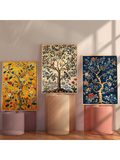 Bring a fresh vibe to any space with this trendy 3-piece canvas set featuring the Tree of Life and a charming songbird. Its modern geometric design adds a playful touch to your home, dorm, or office, making walls come alive with style and personality. Easy to hang and sure to spark joy, this art set is perfect for those who love a blend of nature and contemporary flair.