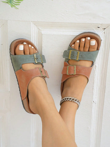 Step into style with these trendy adjustable buckle sandals! Perfect for teens and women who want to look fabulous without sacrificing comfort. The slip-on design makes them a breeze to wear, while the flat sole keeps you grounded for all-day adventures. Rock them indoors or outdoors – these versatile sandals are ready to go wherever your feet take you!