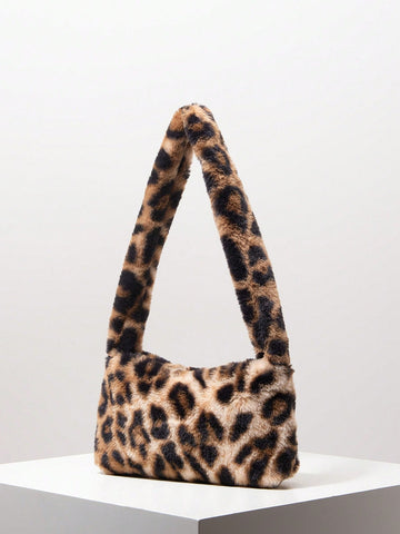 Upgrade your travel game with our Trendy Autumn Y2K Candy Color Fluffy Satchel Bag! Designed for the chic woman, this bag features a trendy leopard print and a candy color fluffy material. It's perfect for all your travel essentials and will add a touch of style to your outfit. Get yours today!