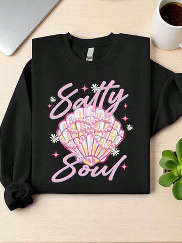 Embrace summer vibes with the Trendy Clam Pearl Coquette Sweatshirt in retro pink. This long-sleeve beach sweater adds a playful, sarcastic twist to your girly look, perfect for cool evenings by the shore or casual outings. Lightweight and stylish, it’s your go-to for effortless summer fun with a cheeky edge.