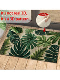 Add a splash of nature to your bathroom with this Trendy Green Leaf Microfiber Bath Rug! Soft, absorbent, and non-slip, it keeps your feet cozy and your floor safe. Perfect for brightening up your space while adding a fun, leafy vibe to your home décor. Step out of the shower and onto comfort!