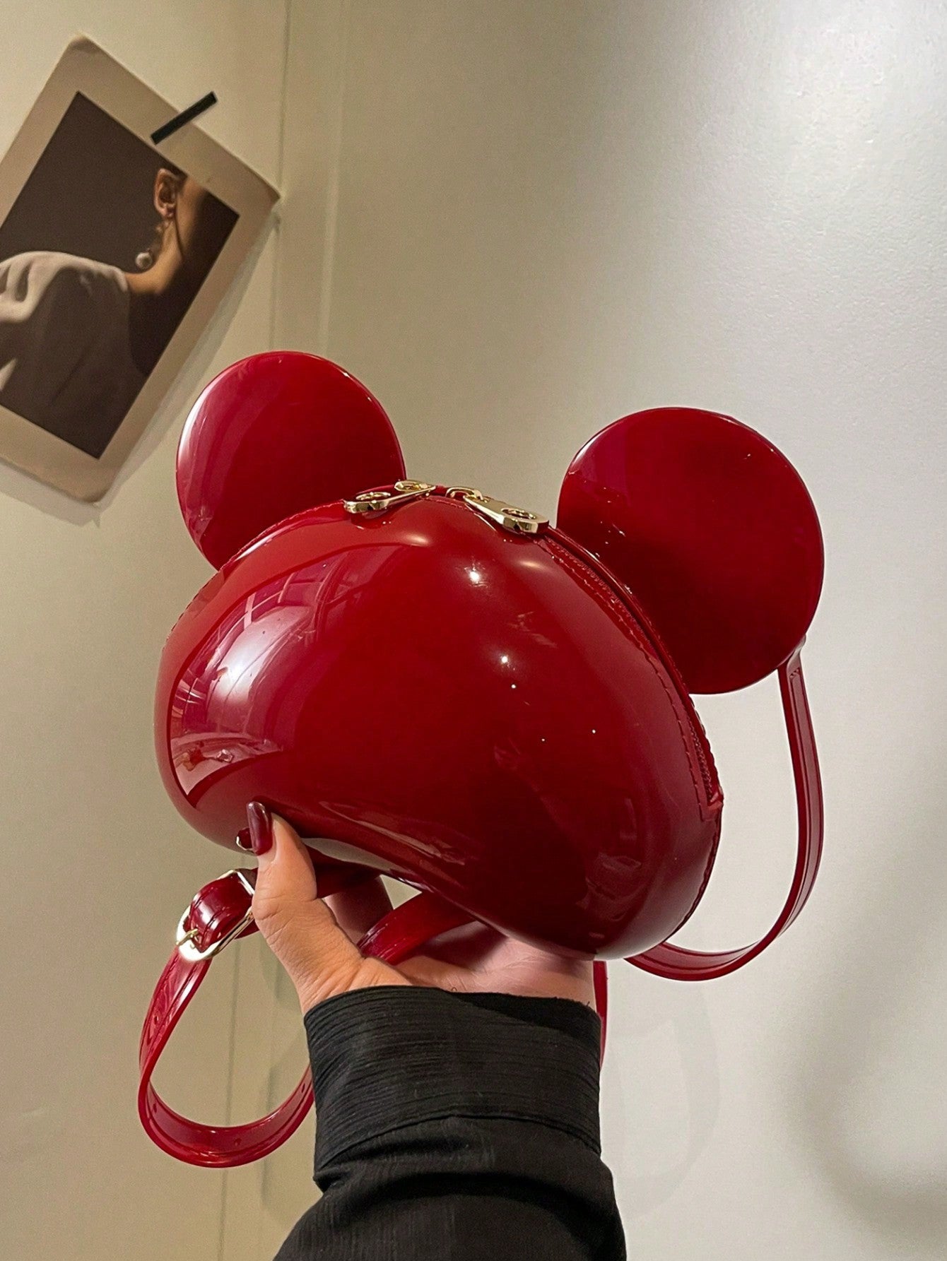 Get ready to make a statement with the Trendy Jelly Ear Bag! This adorable crossbody bag is perfect for spring and summer, and features a playful cartoon design that will add a touch of fun to any outfit. With a compact size, it's perfect for holding your phone and coins while on-the-go. Stay trendy and organized with this must-have accessory!