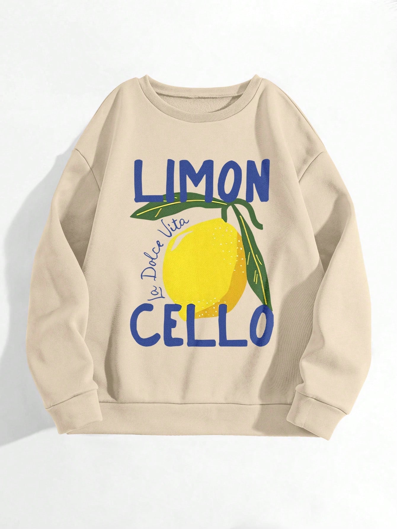 Stay stylish and comfortable with our Trendy Limon Graphic Print Pullover Sweatshirt for Women. Perfect for casual wear in the spring and autumn, this sweatshirt features a unique and trendy graphic print that will make you stand out. Stay on-trend and cozy with this must-have sweatshirt!