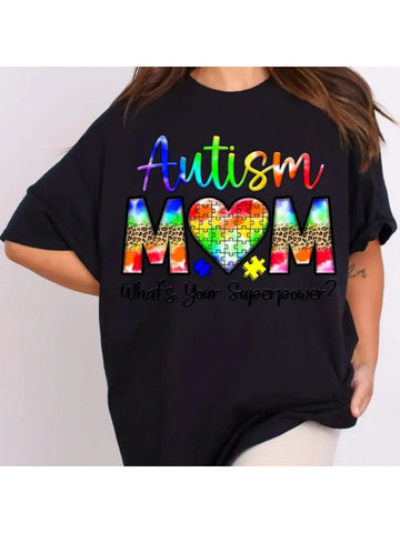 Look effortlessly chic with our Trendy Mom Graphic Tee. This stylish tee combines comfort and fashion, making it the perfect choice for everyday wear. No need to sacrifice style for comfort anymore - our tee has got you covered! (Get it?)