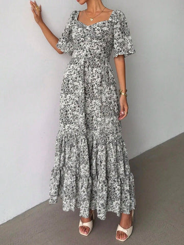 Step into sunshine with this Trendy Pink Floral Maxi Dress, perfect for summer festivals and beach getaways. Its flowing silhouette and vibrant floral print bring playful charm and effortless comfort, making every sunny moment feel like a celebration. Whether dancing under festival lights or strolling along the shore, this dress adds a splash of joy to your summer wardrobe.