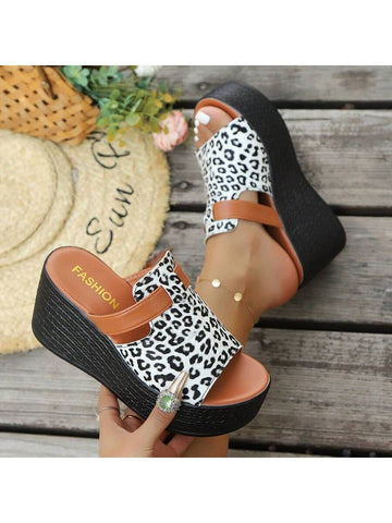Step out in style with these Trendy Plus Size Leopard Print Wedge Sandals! Perfect for summer outings, they combine wild flair with comfy wedges to keep you both fashionable and confident. Whether you’re strolling the boardwalk or brunching with friends, these sandals add a playful touch to any outfit while supporting your every step. Embrace the season with a bold print that’s as fierce as you are!