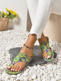 Step into style and comfort with our Trendy Plus Size Women's Casual Flip Flops. Perfect for everyday wear, these comfortable sandals will keep you looking trendy and feeling at ease. Don't sacrifice fashion for comfort - get the best of both worlds with our chic flip flops!