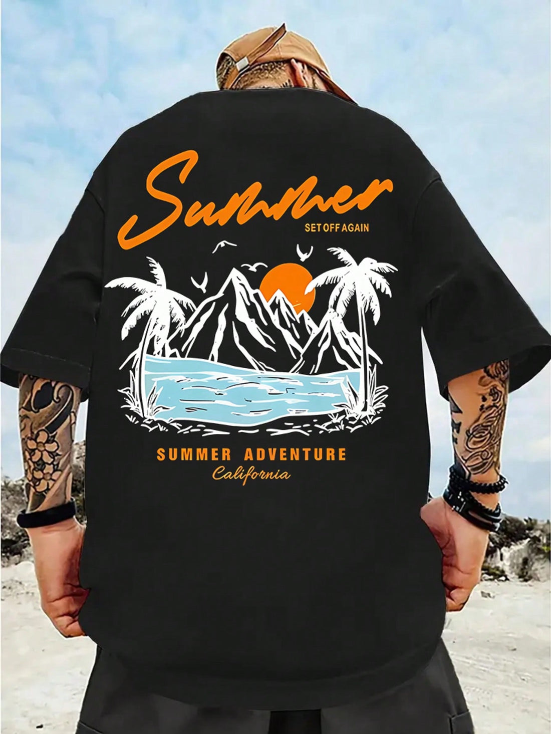 Escape to paradise without leaving town! This eye-catching Island Graphic tee brings vacation vibes to your everyday wardrobe. The breezy crew neck design and comfortable short sleeves make it perfect for sunny days, beach trips, or just chilling with friends. Pair with shorts for an instant summer mood boost – no sunscreen required!