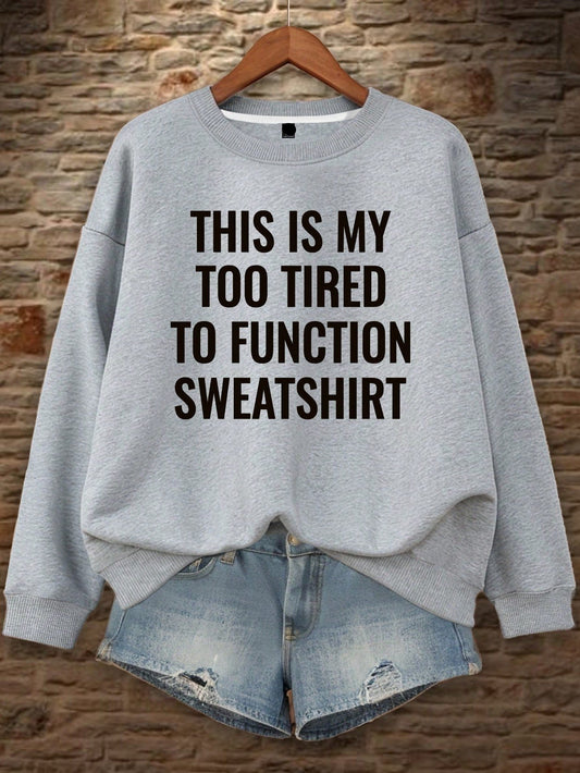 Elevate your style with our trendy slogan sweatshirt for women: Let Your Style Speak. Make a statement with this fashionable and comfortable piece, perfect for any occasion. Show off your unique sense of style and let your personality shine through with this must-have sweatshirt.