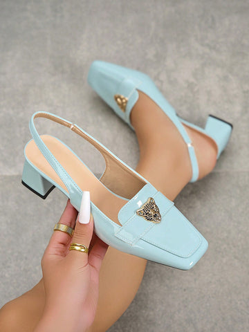 Step into style with these Trendy Square Toe Hollow Out Chunky Heel High Heels! Add a touch of elegance to any outfit with these French-inspired Low-Cut Pumps. The unique design and chunky heel provide both fashion and comfort, making you the talk of the town. (Feet will thank you!)