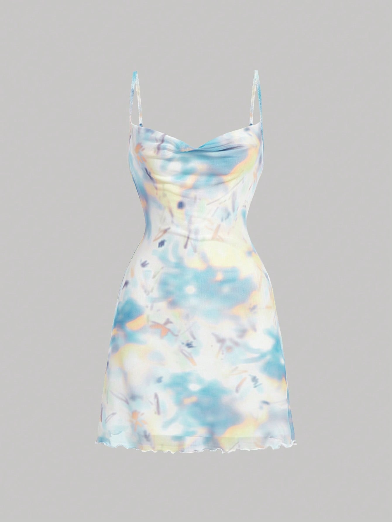 Step into summer fun with this Trendy Tie-Dye Cami Dress! Featuring a draped collar and delicate lettuce trim, it adds a flirty twist to your warm-weather wardrobe. Lightweight and breezy, it’s perfect for sunny days and spontaneous adventures. Embrace vibrant colors and effortless style that keeps you cool and playful all season long.