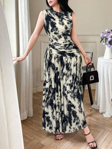 Step into summer with this trendy tie-dye ruched dress, designed to hug your curves with a stretchy, comfortable fit. Its playful colors and gathered details create a fun, flattering silhouette that’s perfect for sunny days or casual nights out. Effortless style meets all-day comfort in one standout piece.