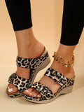 Step out in style with these playful leopard print platform wedge sandals designed for women who love a splash of wild fun. Waterproof and sturdy, they keep you comfortable and confident rain or shine. Perfect for adding a trendy edge to any outfit while giving you a little extra height and a lot of attitude.