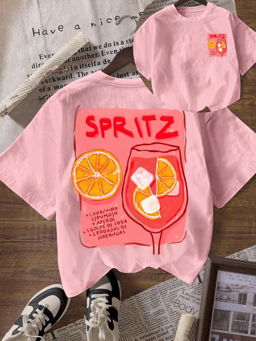 Elevate your casual wardrobe with this effortlessly cool tee that's perfect for any occasion. Featuring a classic round neckline and comfortable short sleeves, it's the go-to piece for looking put-together without trying too hard. Whether you're heading to class, running errands, or hanging with friends, this versatile staple pairs with everything from jeans to skirts. Soft, breathable fabric keeps you comfortable all day long, while the timeless design ensures you'll reach for it again and again. Simple st