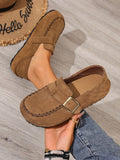 Step into modern comfort with these color block platform sneakers that seamlessly blend style and function. Featuring a breathable design, these casual athletic mules keep your feet cool throughout the day while the elevated platform sole adds a contemporary edge to any outfit. The striking color blocking creates visual interest, making them versatile enough for casual errands, gym sessions, or weekend outings. Engineered for all-day wearability, they deliver the support of athletic footwear with the effort