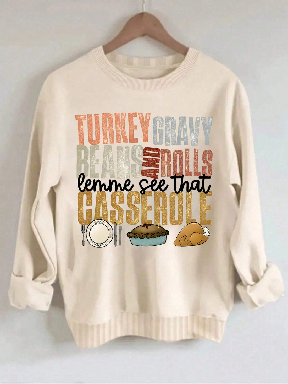 Rock that effortless vibe with this dropped shoulder sweatshirt featuring a bold English print that speaks volumes. The relaxed crew neck and oversized silhouette deliver maximum comfort without sacrificing style—perfect for lazy days, coffee runs, or whenever you want to look put-together while feeling cozy. Layer it, dress it down, or make it your go-to piece for that cool, casual aesthetic that never goes out of style.