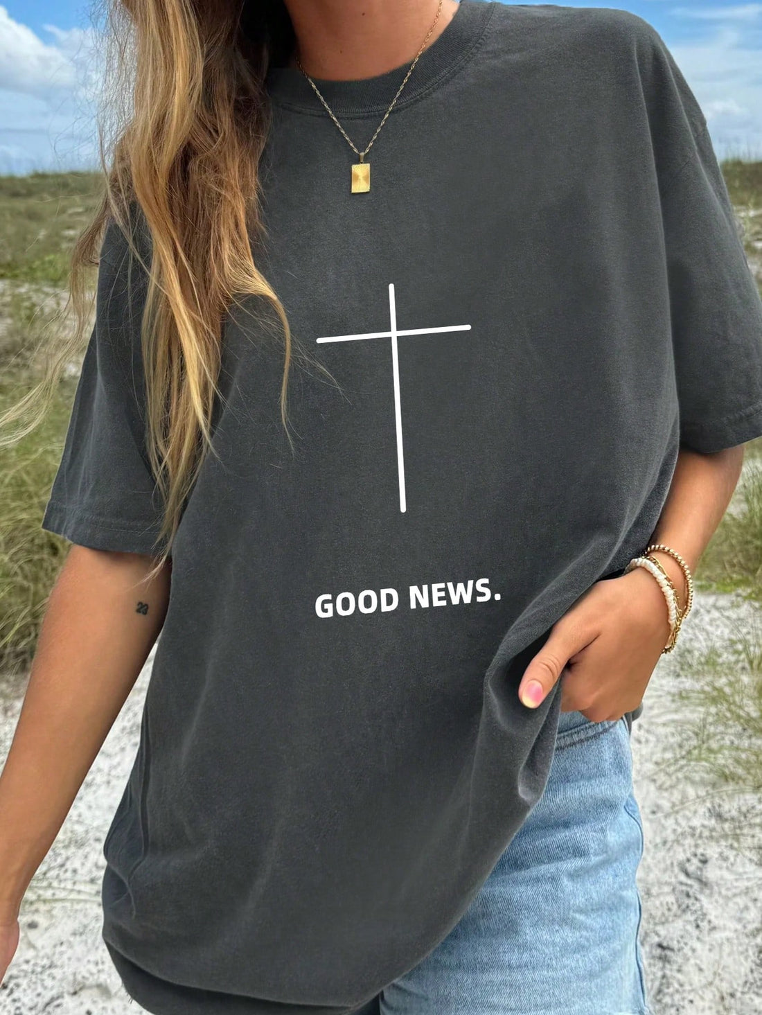 Liven up your wardrobe with our Trendy Women's Graphic T-Shirts! These shirts offer not only comfortable, casual style, but also a touch of playfulness and humor to any outfit. Perfect for any occasion, you'll love the unique wordplay and fun designs on these tees. Grab yours now!