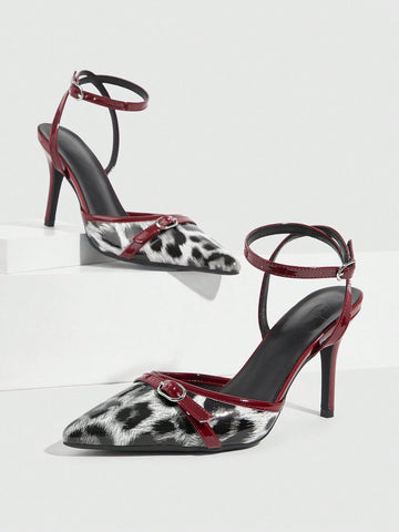 Step into sophistication with these leopard heeled sandals, designed for the modern woman who refuses to compromise between style and wearability. The timeless animal print adds instant visual interest to any outfit, while the structured heel provides elevation without sacrificing comfort. Perfect for transitioning from day to evening, these versatile sandals pair effortlessly with dresses, skirts, or tailored pants. The thoughtful construction ensures all-day wearability, making them an essential addition 