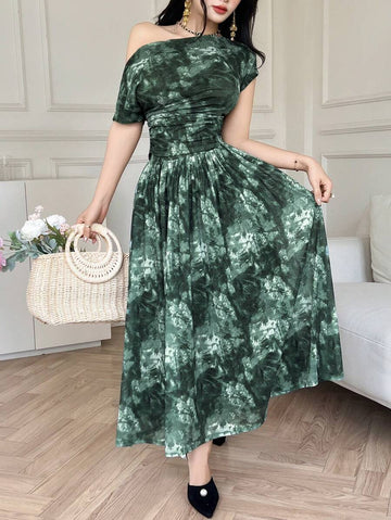 Make a statement this season with our vibrant tie dye 2-piece set! The asymmetric neckline top pairs perfectly with the coordinating skirt for an effortlessly chic look that turns heads. Soft, breathable fabric keeps you cool and comfortable all day long, while the bold tie dye pattern adds that perfect pop of personality. Whether you're hitting the beach, catching up with friends, or just living your best summer life, this set delivers style that's totally you. Mix, match, or wear together—the possibilitie