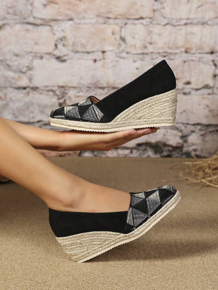 Step into comfort with these charming woven fisherman loafers that blend timeless style with modern flair. Featuring a plush embroidered design and sturdy thick sole, they're perfect for casual outings or relaxed weekends. The soft, breathable woven upper keeps your feet happy all day long, while the durable sole ensures lasting wear. Whether you're running errands or meeting friends, these loafers deliver effortless style without sacrificing comfort. A playful twist on a classic favorite!