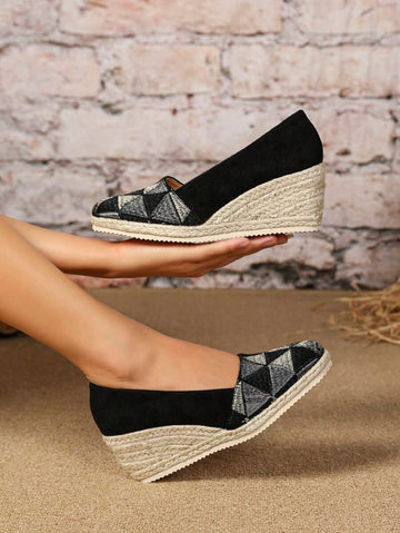 Step into comfort with these charming woven fisherman loafers that blend timeless style with modern flair. Featuring a plush embroidered design and sturdy thick sole, they're perfect for casual outings or relaxed weekends. The soft, breathable woven upper keeps your feet happy all day long, while the durable sole ensures lasting wear. Whether you're running errands or meeting friends, these loafers deliver effortless style without sacrificing comfort. A playful twist on a classic favorite!