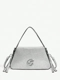 Trendy Y2K Rhinestone Crossbody Bag for Fashionable Girls - Versatile Top Handle Purse for Parties and Festivals is a versatile fashion pick for women who want an easy, polished look for everyday wear, travel, and casual outings.
