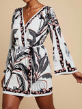Embrace island life with this playful flare sleeve mini dress, perfect for effortless tropical vibes. Its breezy silhouette and fun sleeves make it your go-to for sunny days and beachside strolls. Lightweight and flirty, it’s designed to keep you cool while turning heads wherever your vacation takes you.