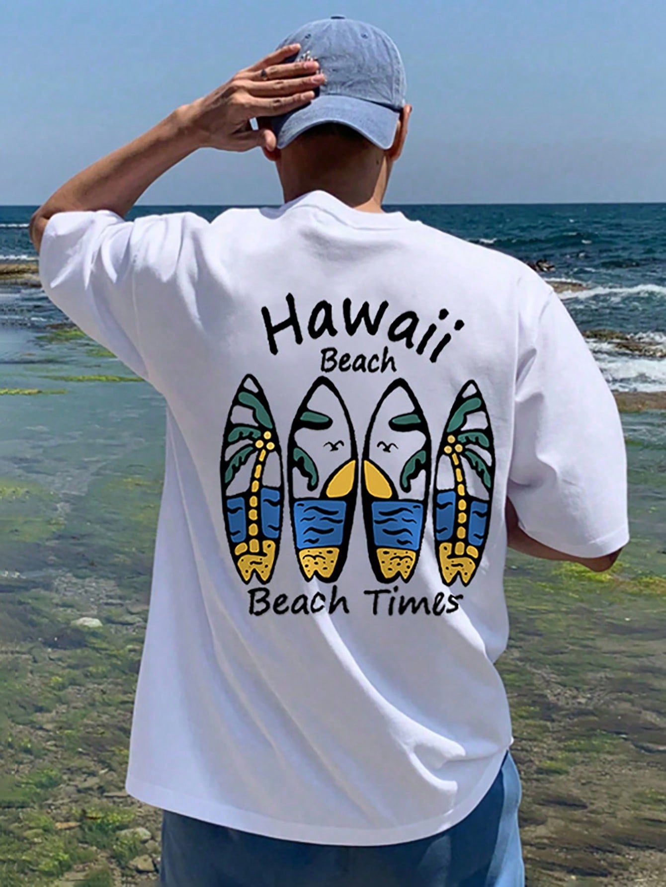 Unleash your summer style with our Tropical Vibes tee! This casual men's t-shirt features eye-catching letter prints that scream vacation mode. Perfect for beach days, backyard barbecues, or just chilling with friends. Lightweight fabric keeps you cool while your style stays hot. Ready to bring those tropical vibes wherever you go!