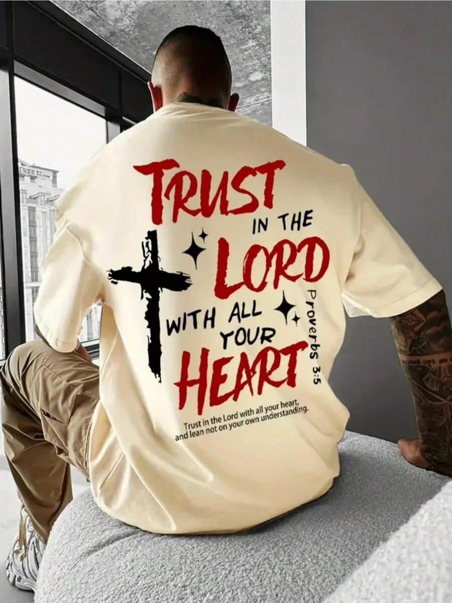 Spread some faith and fun with the Trust in the Lord T-Shirt! Featuring a uplifting Bible passage, this tee is the perfect gift to brighten Christmas, New Year celebrations, or weddings. Its comfortable fit and inspiring message make it a joyful way to share hope and encouragement anytime.