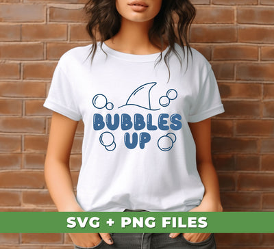 Bubbles Up, Shark Lover, Love Beach, Love Bubbles, Digital Files, Png Sublimation