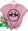 Love Mom, Strong Mom, Important, Worthy And Beautiful, Digital Files, Png Sublimation