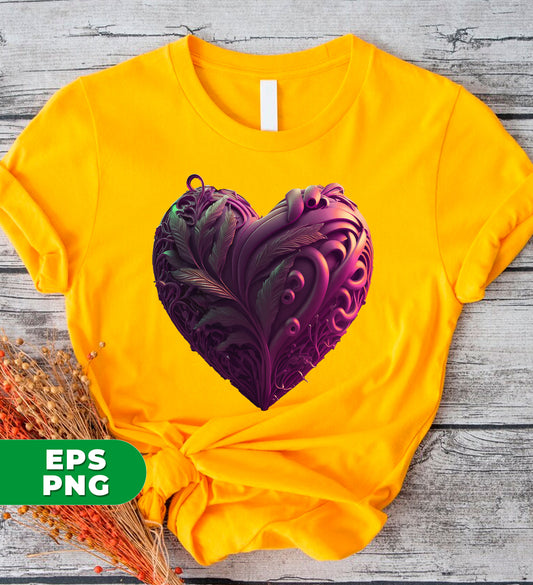Experience love in every dimension with our Pink Heart 3D Floral Shirt. The intricate floral design is composed of real heart shapes, and the digital files allow for easy customization. Adorn yourself with love and style in this unique sublimation shirt.