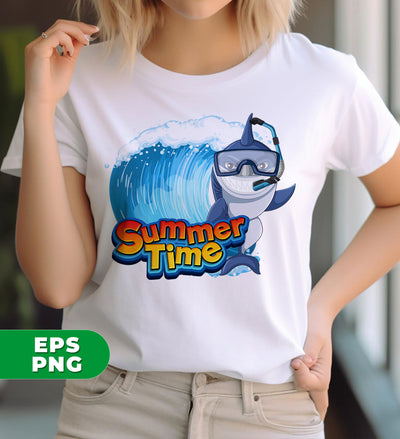 Summer Time, Summer Vibes, Summer Shark, Love Summer, Digital Files, Png Sublimation